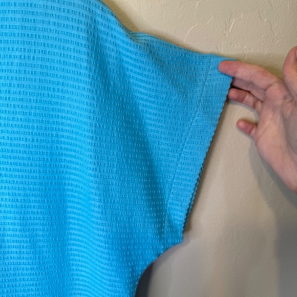 Stan Herman 80's VTG Zip Front Hip Pockets Retro Robe Swim Coverup - Picture 6 of 9